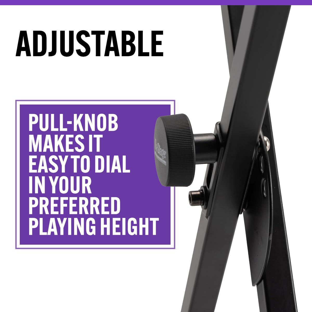 Amazon.com: On-Stage KS8191XX Double-X Bullet Nose Keyboard Stand